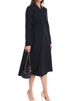 Чёрное платье MAX MARA: фото 3 - Invogue