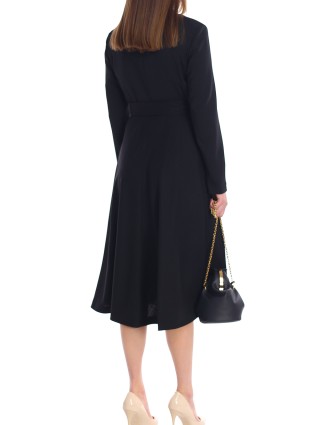 Чёрное платье MAX MARA: фото 4 - Invogue