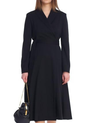 Чёрное платье MAX MARA: фото 5 - Invogue