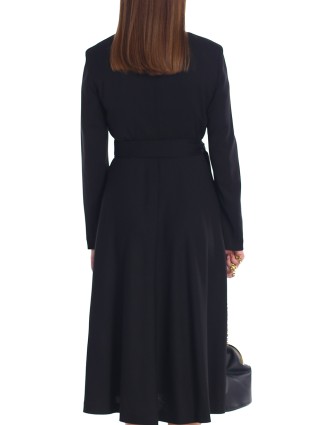 Чёрное платье MAX MARA: фото 6 - Invogue