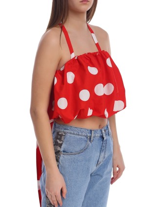 Красный топ MSGM: фото 6 - Invogue