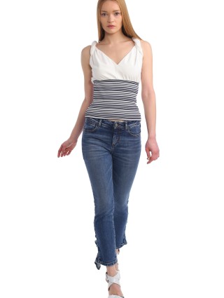 Сині джинси SPORTMAX : фото 3 - Invogue