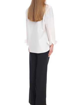 Чёрные брюки HELMUT LANG: фото 4 - Invogue