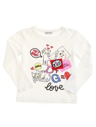 Білий джемпер DOLCE&GABBANA KIDS : фото - Invogue