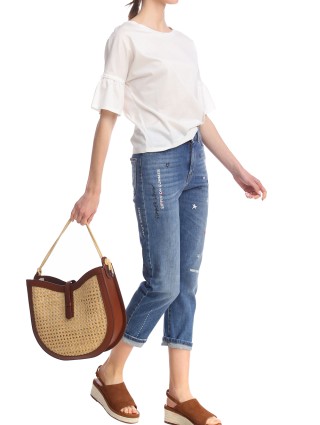 Белый топ WEEKEND MAX MARA: фото 3 - Invogue