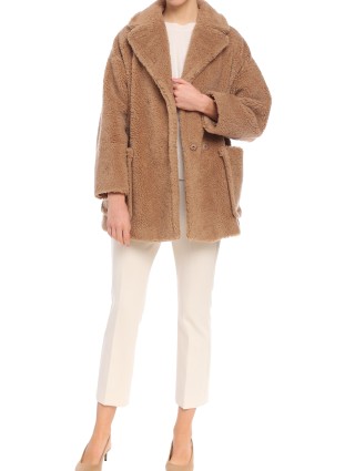 Сіре пальто WEEKEND MAX MARA : фото 3 - Invogue