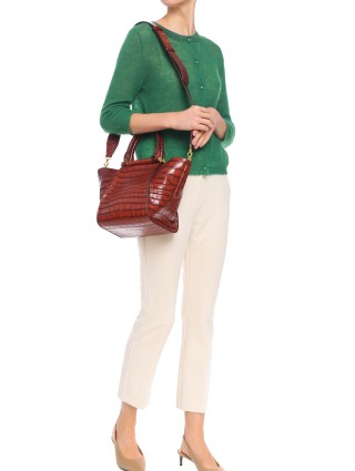 Зелёный кардиган MAX MARA: фото 3 - Invogue