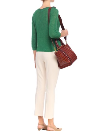 Зелёный кардиган MAX MARA: фото 4 - Invogue