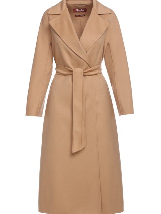 Желтое пальто MAX MARA: фото 2 - Invogue