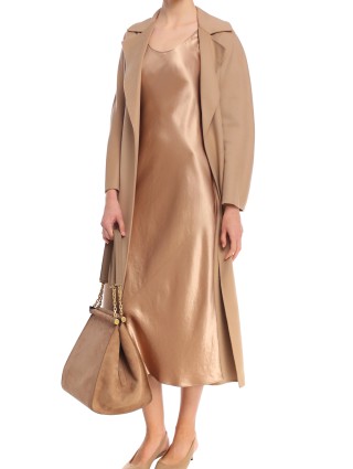 Желтое пальто MAX MARA: фото 3 - Invogue