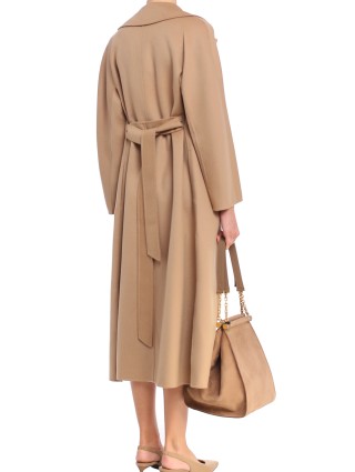 Желтое пальто MAX MARA: фото 4 - Invogue