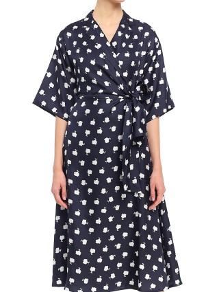 Синее платье MAX MARA: фото 4 - Invogue