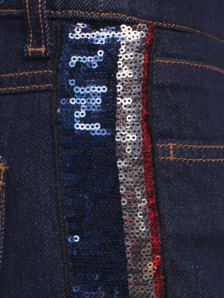 Темно-сині джинси SPORTMAX : фото 8 - Invogue