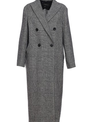 Черное пальто WEEKEND MAX MARA: фото 2 - Invogue