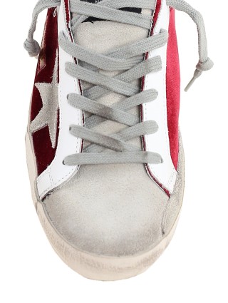 Красные сникерсы GOLDEN GOOSE: фото 7 - Invogue