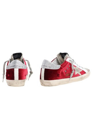 Красные сникерсы GOLDEN GOOSE: фото 5 - Invogue
