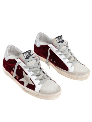 Красные сникерсы GOLDEN GOOSE: фото 3 - Invogue