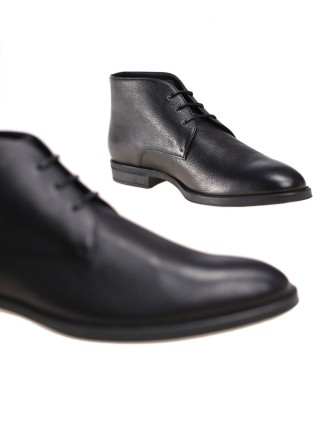 Чорні черевики BOSS : фото 2 - Invogue