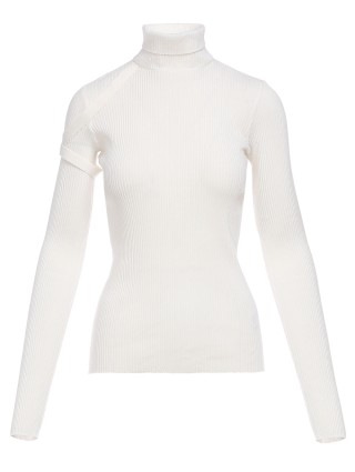 Белый свитер HELMUT LANG: фото 2 - Invogue