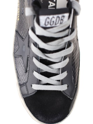 Чёрные сникерсы GOLDEN GOOSE: фото 6 - Invogue