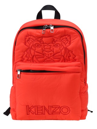 Красный рюкзак KENZO: фото 2 - Invogue