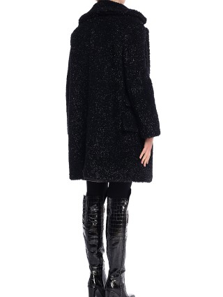 Чорне пальто MAX MARA : фото 2 - Invogue