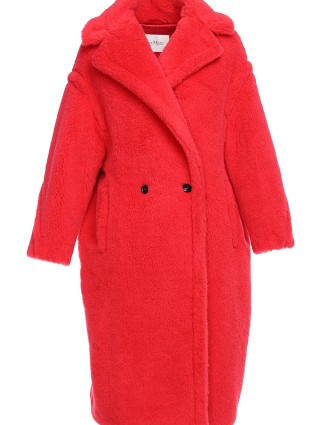 Коралловое пальто MAX MARA : фото 2 - Invogue