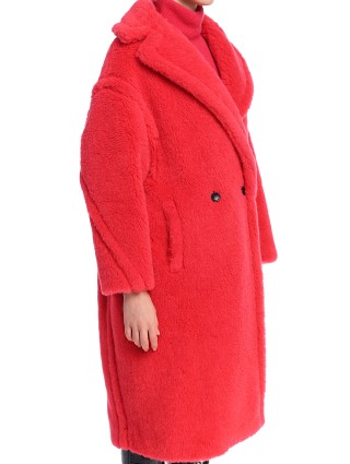 Коралловое пальто MAX MARA : фото 5 - Invogue