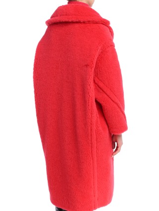 Коралловое пальто MAX MARA : фото 6 - Invogue