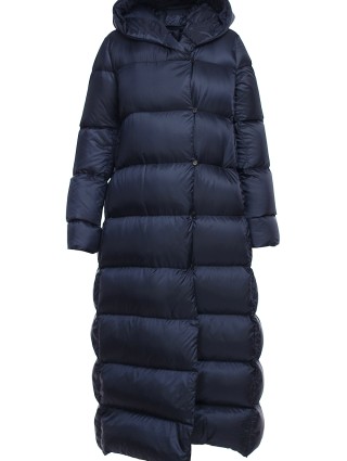 Темно-синее пальто MAX MARA: фото - Invogue