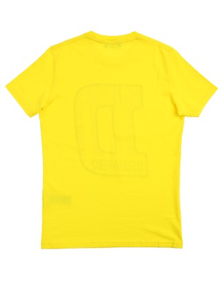 Жовта футболка DSQUARED KID : фото 3 - Invogue