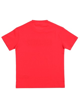 Красная футболка DSQUARED KID: фото 3 - Invogue
