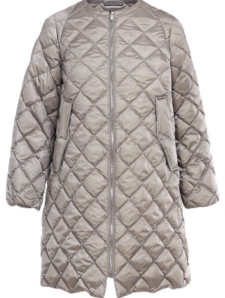 Серое пальто WEEKEND MAX MARA: фото 2 - Invogue