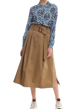 Коричнева спідниця WEEKEND MAX MARA : фото 3 - Invogue