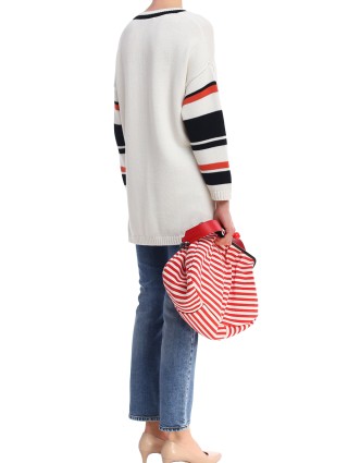 Молочный свитер WEEKEND MAX MARA: фото 4 - Invogue