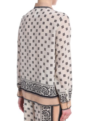 Кремовая рубашка WEEKEND MAX MARA: фото 4 - Invogue