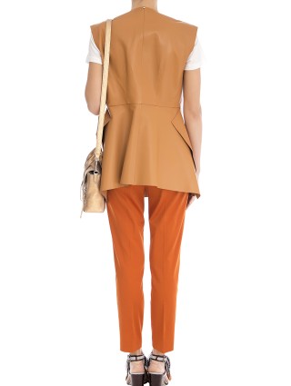 жилет шкіряний SPORTMAX: фото 5 - Invogue