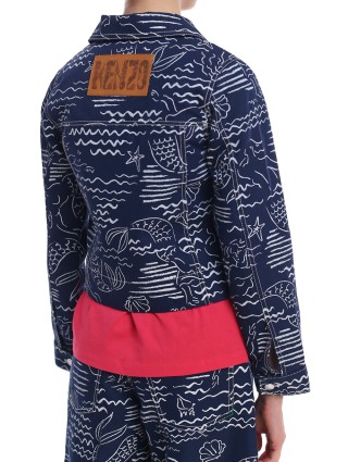 Синя куртка KENZO : фото 6 - Invogue