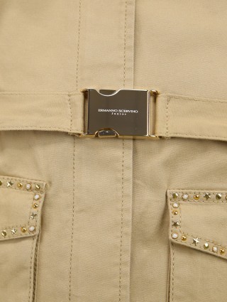 Бежева куртка ERMANNO SCERVINO KIDS : фото 5 - Invogue