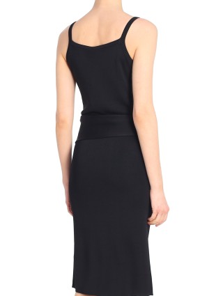 Чёрное платье HELMUT LANG: фото 4 - Invogue