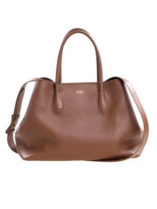 Коричневая сумка MAX MARA: фото 2 - Invogue