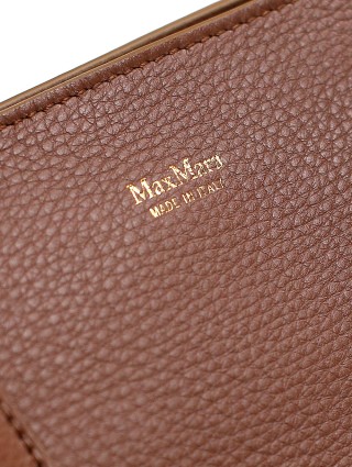 Коричневая сумка MAX MARA: фото 7 - Invogue