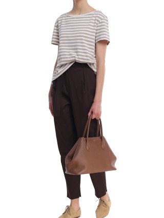 Коричневая сумка MAX MARA: фото 3 - Invogue