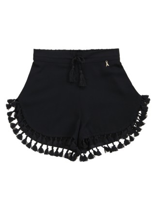 Чорні шорти PATRIZIA PEPE KIDS : фото 2 - Invogue