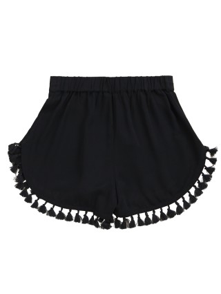 Чорні шорти PATRIZIA PEPE KIDS : фото 3 - Invogue