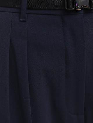 Темно-сині брюки WEEKEND MAX MARA : фото 5 - Invogue