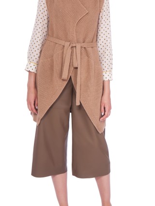 брюки шкіряні WEEKEND MAX MARA: фото 3 - Invogue