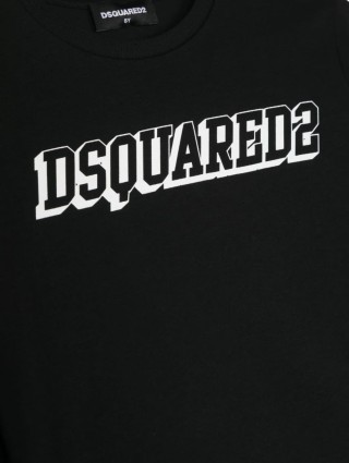 Чёрный свитшот DSQUARED KID: фото 2 - Invogue