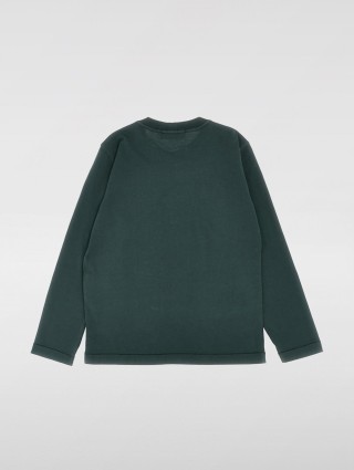 Темно-зеленый джемпер Stone Island с логотипом: фото 1 - Invogue