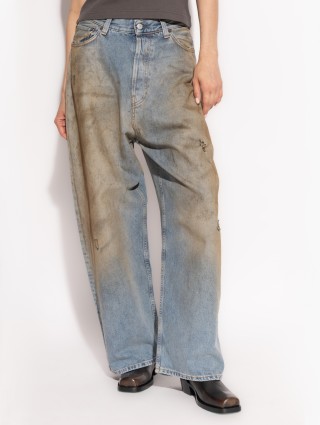 Голубые джинсы Acne Studios широкие: фото 1 - Invogue